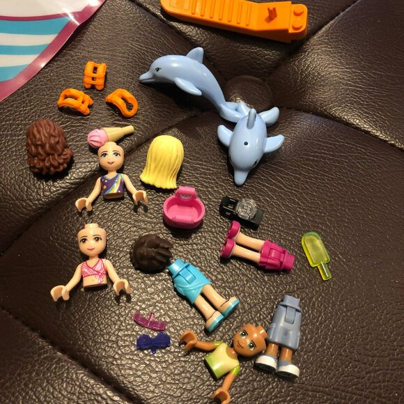 LEGO Friends 41317 Sunshine Catamaran People Dolphins Incomplete READ - Picture 4 of 11